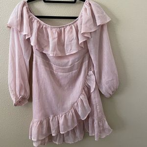 Miss Lola dress over the shoulder dress size